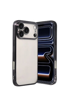 Evimdeyokyok Apple İphone 17 Pro Razer Lensli Silikon - Siyah