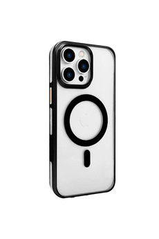Evimdeyokyok Joko Apple İphone 15 Pro Gleam Pc Sert Magsafe Kılıf - Şeffaf-Siyah