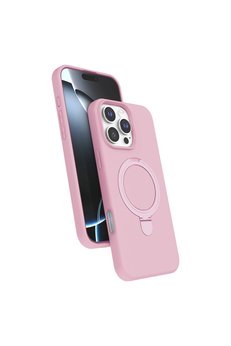 Evimdeyokyok Apple İphone 16 Pro Regal Magsafe Standlı Kapak - Açık Pembe