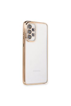 Evimdeyokyok Samsung Galaxy A53 5G Kılıf Razer Lensli Silikon - Gold