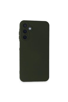 Evimdeyokyok Samsung Galaxy A05S Kılıf Nano İçi Kadife Silikon - Koyu Yeşil