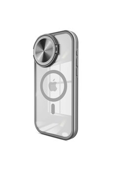 Evimdeyokyok Apple İphone 15 Pro Max Kılıf Teleskop Lens Magsafe Silikon Kapak - Titan Gri