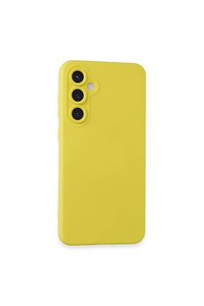 Evimdeyokyok Samsung Galaxy S24 Kılıf Nano İçi Kadife Silikon - Sarı