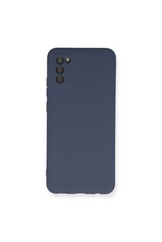 Evimdeyokyok Samsung Galaxy A03S Kılıf Nano İçi Kadife Silikon - Gri