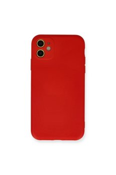 Evimdeyokyok Apple İphone 11 Kılıf Nano İçi Kadife Silikon - Kırmızı