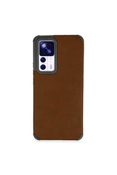 Evimdeyokyok Xiaomi Mi 12T Kılıf Loop Deri Silikon - Kahverengi