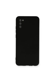Evimdeyokyok Samsung Galaxy A03S Kılıf Nano İçi Kadife Silikon - Siyah