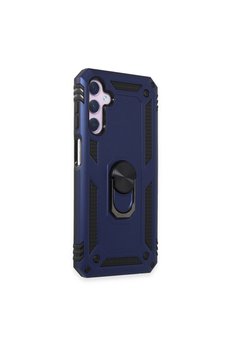 Evimdeyokyok Samsung Galaxy A14 4G Kılıf Sofya Yüzüklü Silikon Kapak - Lacivert