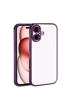 Evimdeyokyok Apple İphone 17 Razer Lensli Silikon - Açık Mor