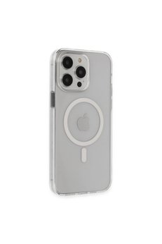 Evimdeyokyok Apple İphone 15 Pro Max Kılıf Tron Şeffaf Magsafe Kapak - Şeffaf