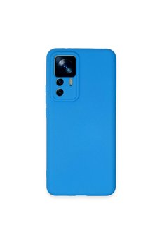 Evimdeyokyok Xiaomi Mi 12T Pro Kılıf Nano İçi Kadife Silikon - Mavi