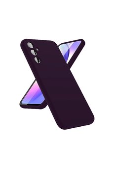Evimdeyokyok Samsung Galaxy A24 4G Kılıf First Silikon - Mor