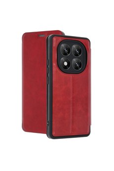 Evimdeyokyok Xiaomi Redmi Note 14 Pro 5G Kılıf Flip Cover - Kırmızı