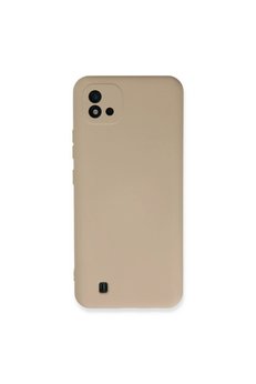 Evimdeyokyok Realme C11 2021 Kılıf Nano İçi Kadife Silikon - Pudra