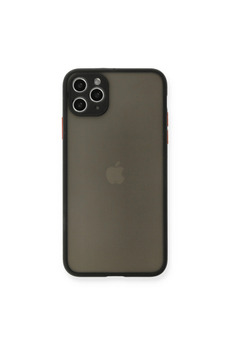 Evimdeyokyok Apple İphone 11 Pro Max Kılıf Montreal Silikon Kapak - Siyah