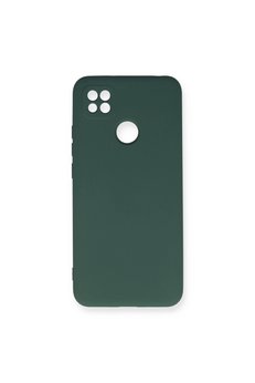 Evimdeyokyok Xiaomi Redmi 9C Kılıf Nano İçi Kadife Silikon - Koyu Yeşil