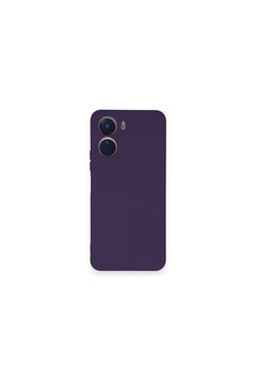 Evimdeyokyok Vivo Y16 Kılıf Nano İçi Kadife Silikon - Mor