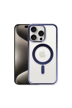 Evimdeyokyok Apple İphone 15 Pro Max Kılıf Erozi Magsafe Kapak - Lacivert