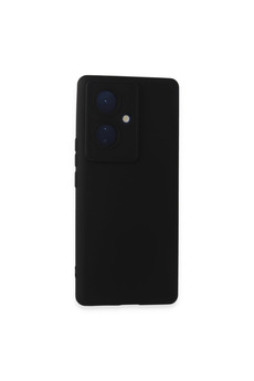Evimdeyokyok Vivo V29 Lite Kılıf Nano İçi Kadife Silikon - Siyah