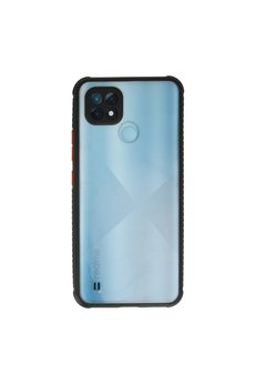Evimdeyokyok Realme C21 Kılıf Miami Şeffaf Silikon - Siyah