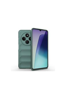 Evimdeyokyok Xiaomi Redmi 14C Kılıf Optimum Silikon - Koyu Yeşil