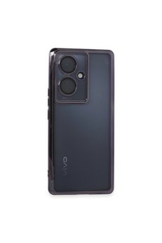 Evimdeyokyok Vivo V29 Lite Kılıf Razer Lensli Silikon - Mor