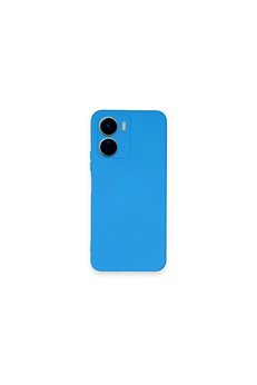 Evimdeyokyok Vivo Y16 Kılıf Nano İçi Kadife Silikon - Mavi