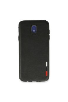 Evimdeyokyok Samsung Galaxy J7 Pro / J730 Kılıf Loop Deri Silikon - Siyah