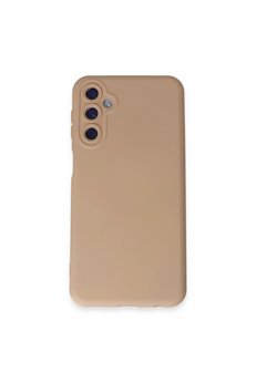 Evimdeyokyok Samsung Galaxy M34 5G Kılıf Nano İçi Kadife Silikon - Pudra