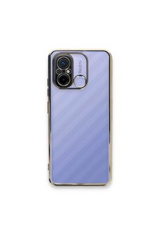 Evimdeyokyok Xiaomi Redmi 12C Kılıf Razer Lensli Silikon - Gold