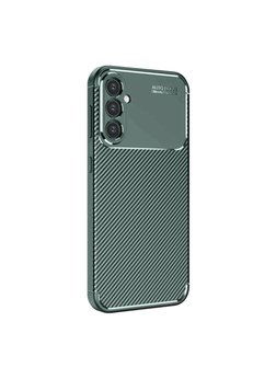 Evimdeyokyok Samsung Galaxy S25 Kılıf Auto Focus Karbon Kapak - Koyu Yeşil
