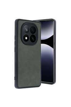 Evimdeyokyok Xiaomi Redmi Note 14 Pro 5G Kılıf Aras Deri Kapak - Koyu Yeşil