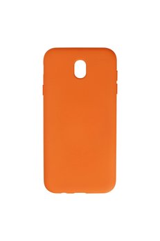 Evimdeyokyok Samsung Galaxy J7 Pro / J730 Kılıf Nano İçi Kadife Silikon - Turuncu