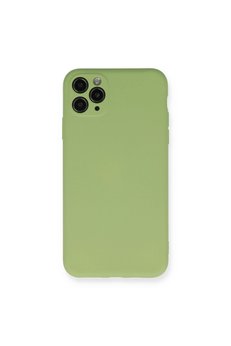 Evimdeyokyok Apple İphone 11 Pro Max Kılıf Nano İçi Kadife Silikon- Yeşil