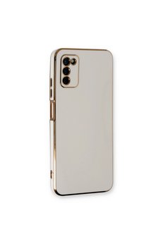 Evimdeyokyok Samsung Galaxy A03S Kılıf Volet Silikon - Beyaz