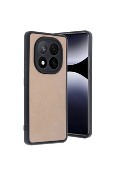 Evimdeyokyok Xiaomi Redmi Note 14 Pro 4G Kılıf Aras Deri Kapak - Pudra