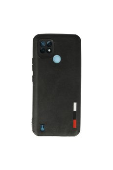 Evimdeyokyok Realme C21 Kılıf Loop Deri Silikon - Siyah