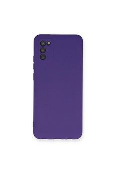 Evimdeyokyok Samsung Galaxy A03S Kılıf Nano İçi Kadife Silikon - Mor
