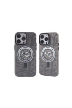 Evimdeyokyok Apple İphone 14 Pro Max Kılıf Apollo Magneticsafe Desenli Kapak - Apollo Siyah - 1