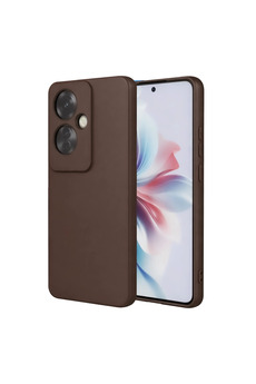 Evimdeyokyok Oppo Reno 11F Kılıf First Silikon - Kahverengi