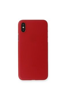 Evimdeyokyok Apple İphone X Kılıf Pp Ultra İnce Kapak - Kırmızı