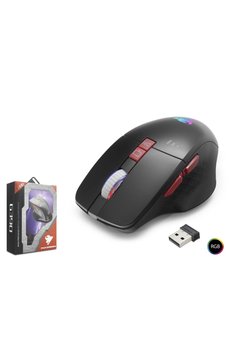 Evimdeyokyok G390 Kablosuz Şarjlı Mouse 1600 Dpi Sessiz Rgb - Siyah