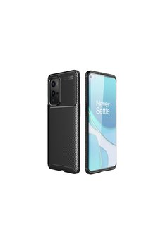 Evimdeyokyok One Plus 9 Pro Kılıf Auto Focus Karbon Kapak - Siyah
