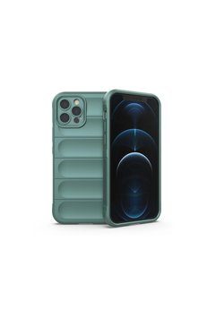 Evimdeyokyok Apple İphone 12 Pro Kılıf Optimum Silikon - Koyu Yeşil