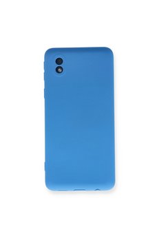 Evimdeyokyok Samsung Galaxy A01 Core Kılıf Nano İçi Kadife Silikon - Mavi