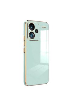 Evimdeyokyok Xiaomi Redmi Note 13 Pro Plus Kılıf Volet Silikon - Açık Yeşil