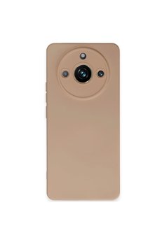 Evimdeyokyok Realme 11 Pro Kılıf Nano İçi Kadife Silikon - Pudra