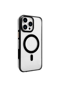 Evimdeyokyok Joko Apple İphone 15 Pro Max Gleam Pc Sert Magsafe Kılıf - Şeffaf-Siyah