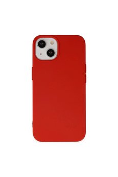 Evimdeyokyok Apple İphone 14 Plus Kılıf Nano İçi Kadife Silikon - Kırmızı