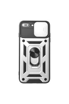 Evimdeyokyok Apple İphone 7 Plus Kılıf Pars Lens Yüzüklü Silikon - Gümüş